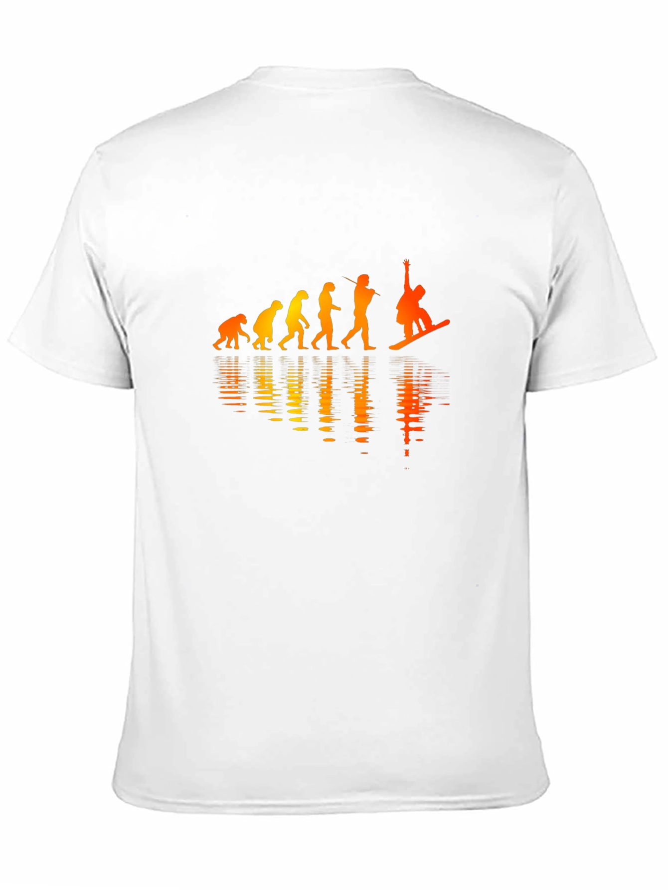 Evolution of Snowboarding Black Graphic Tee