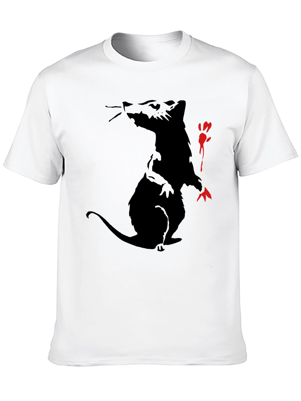 Banksy Rat Black T-Shirt
