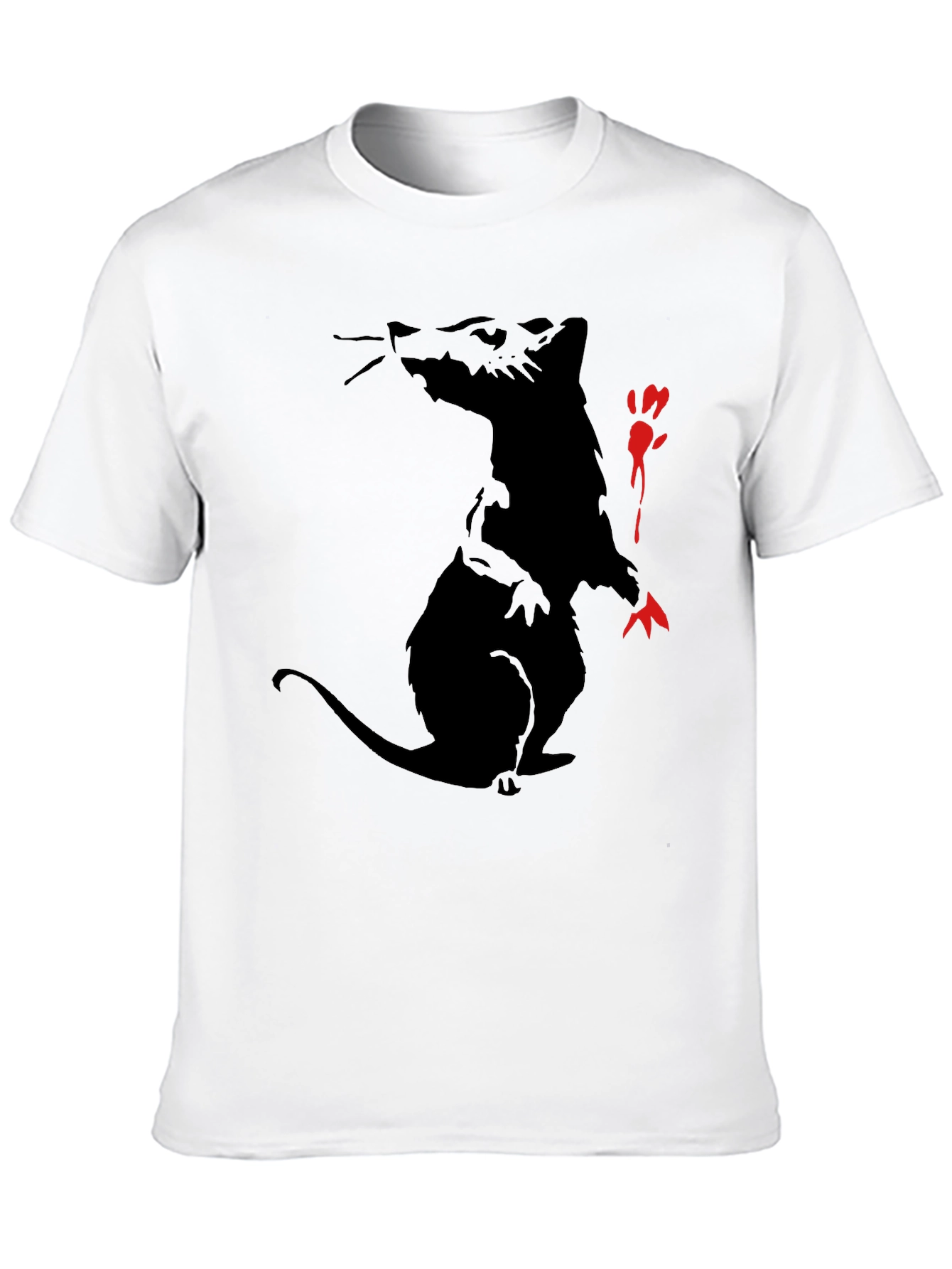 Banksy Rat Black T-Shirt