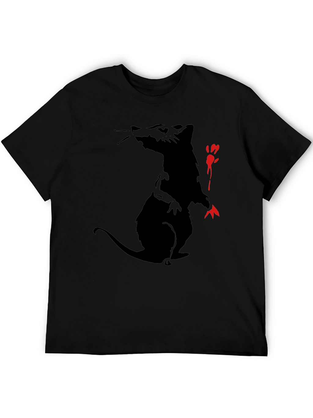 Banksy Rat Black T-Shirt