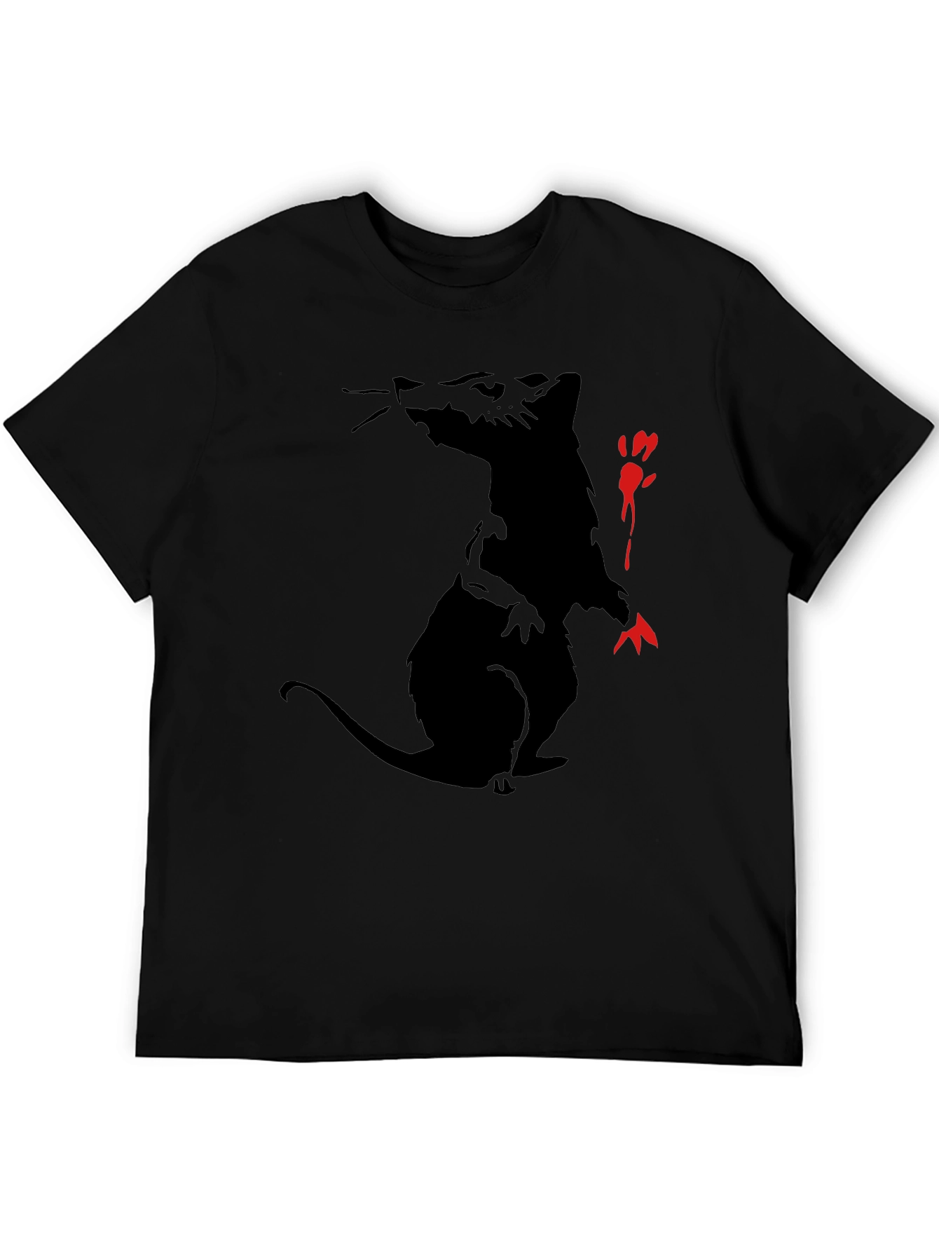 Banksy Rat Black T-Shirt