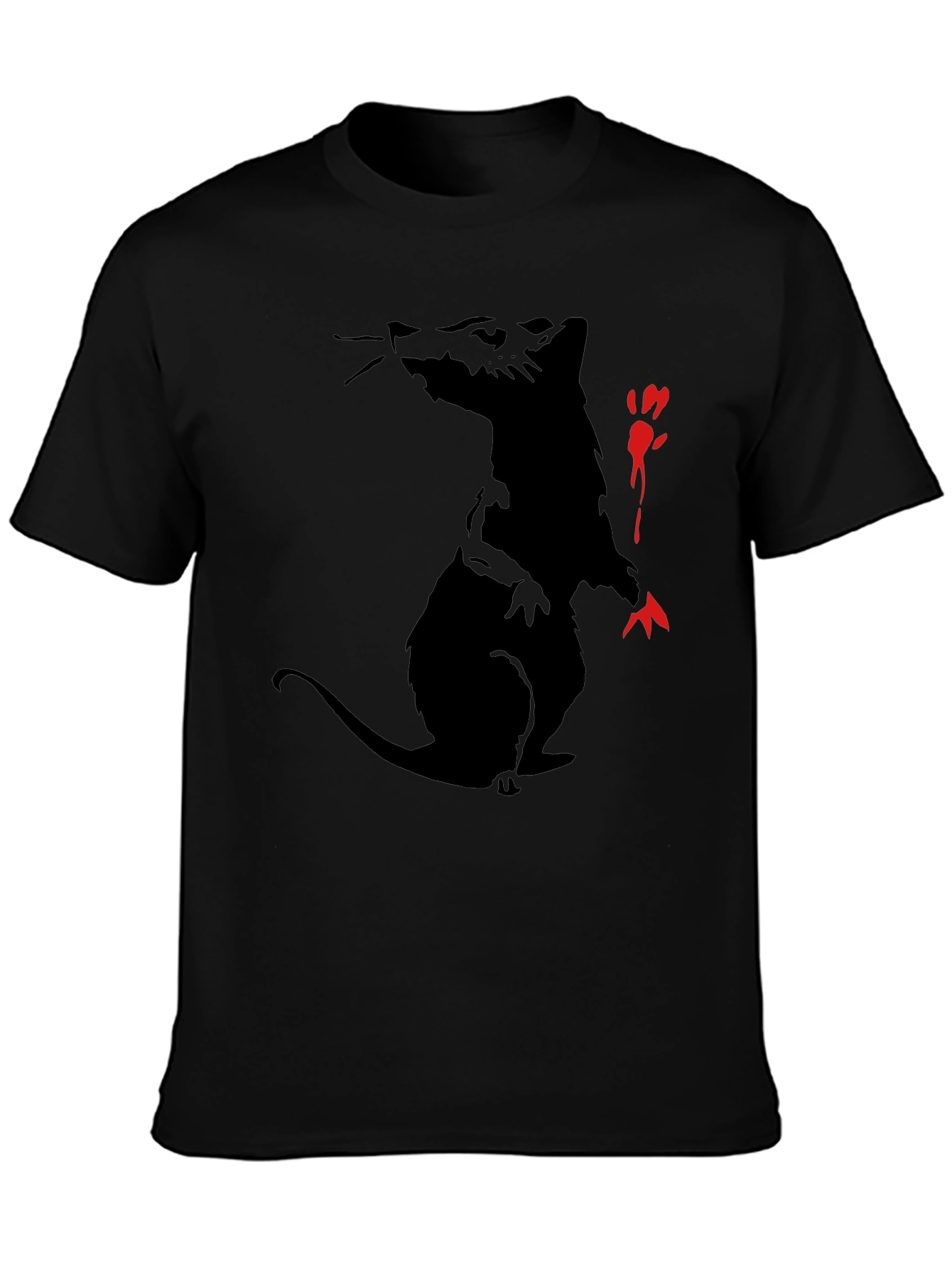 Banksy Rat Black T-Shirt