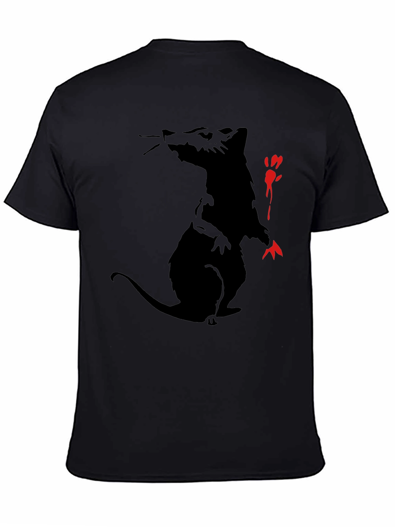 Banksy Rat Black T-Shirt