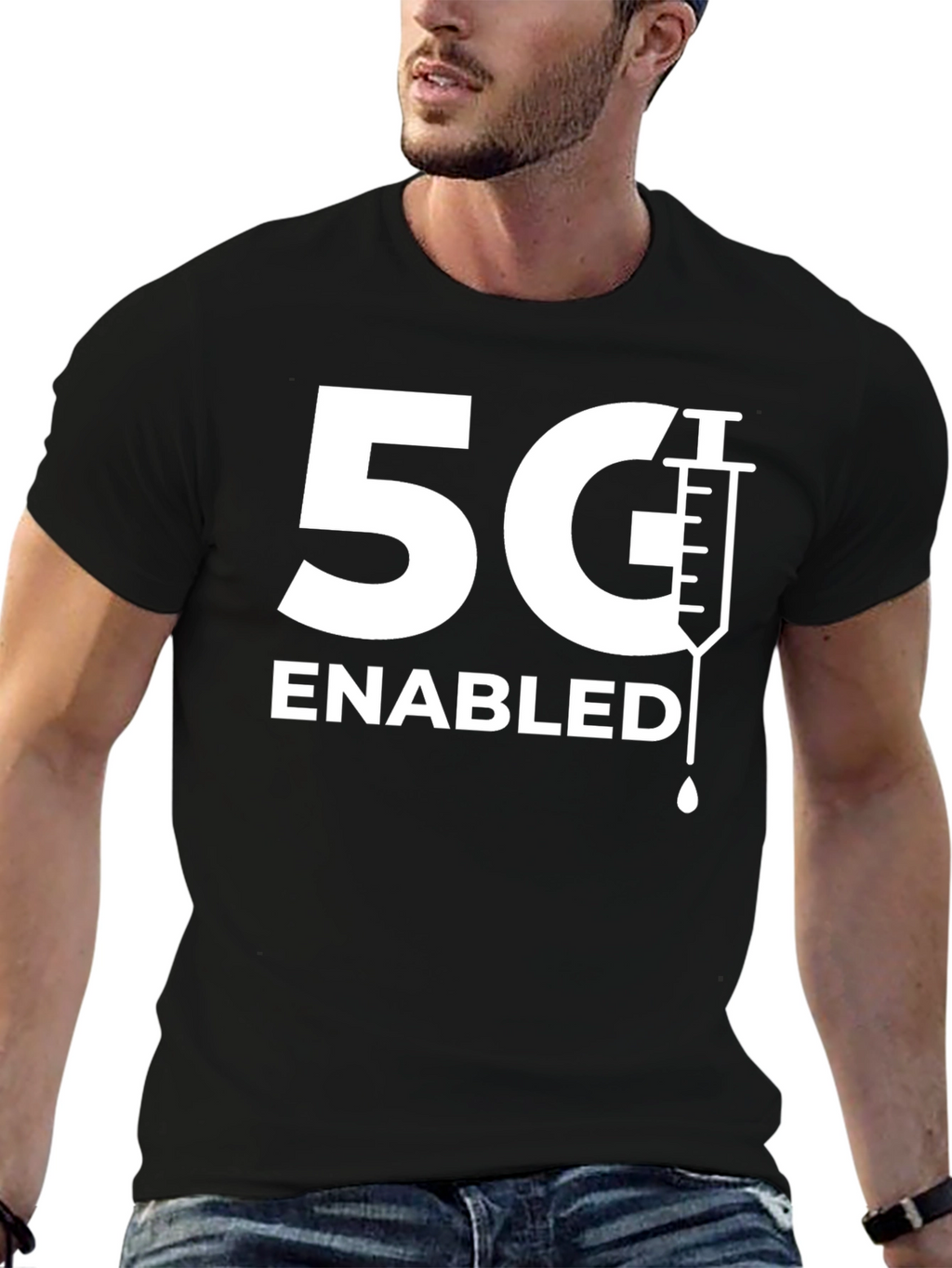 5G Enabled T-Shirt - Funny Vaccination Tee