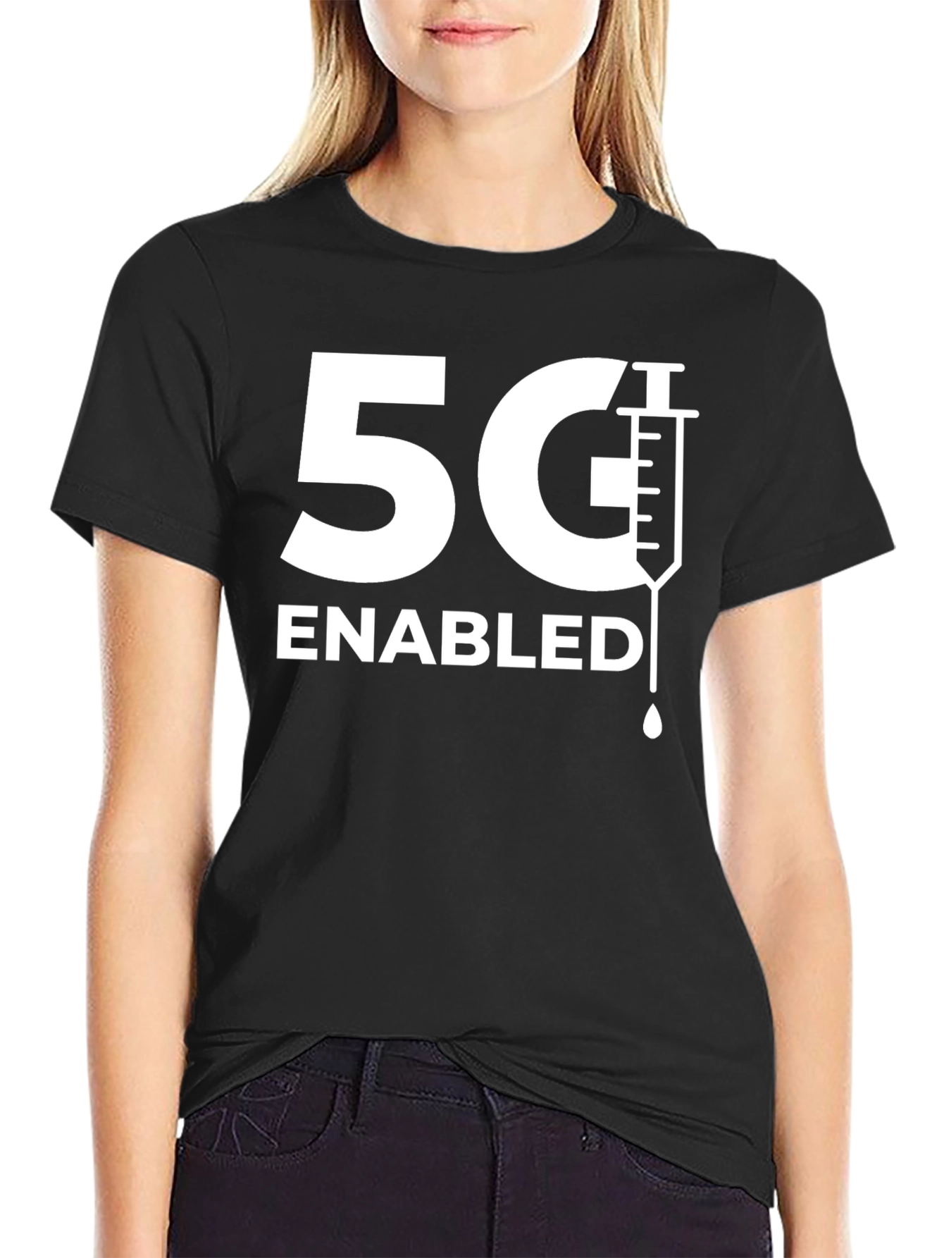 5G Enabled T-Shirt - Funny Vaccination Tee