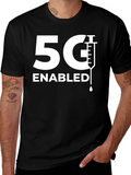 5G Enabled T-Shirt - Funny Vaccination Tee