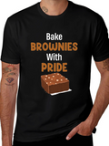 Bake Brownies With Pride Graphic T-Shirt
