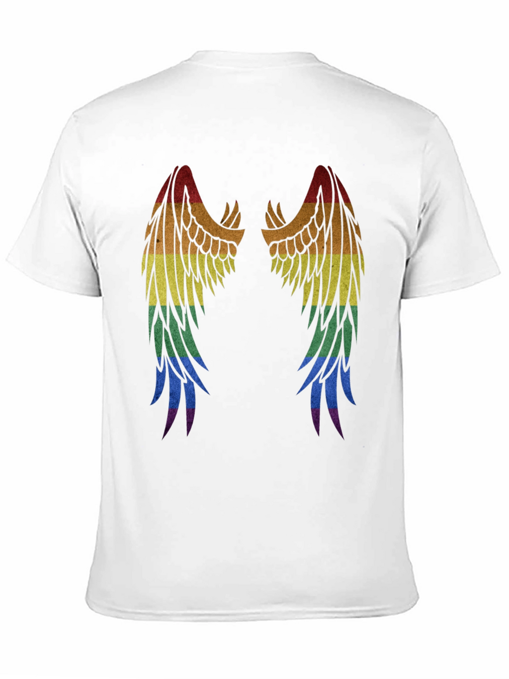 Rainbow Wings Graphic T-Shirt