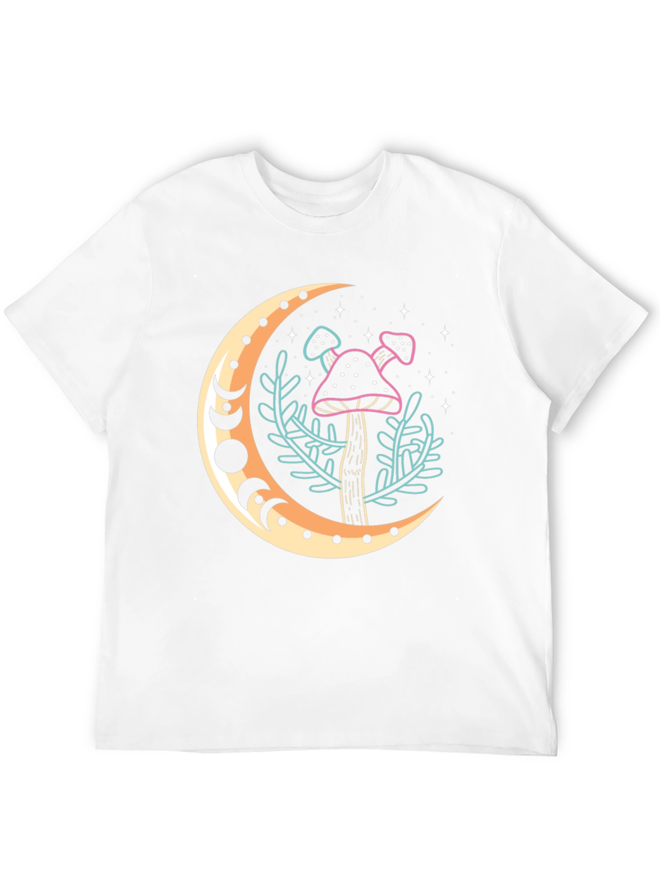 Moon Mushroom Graphic Tee