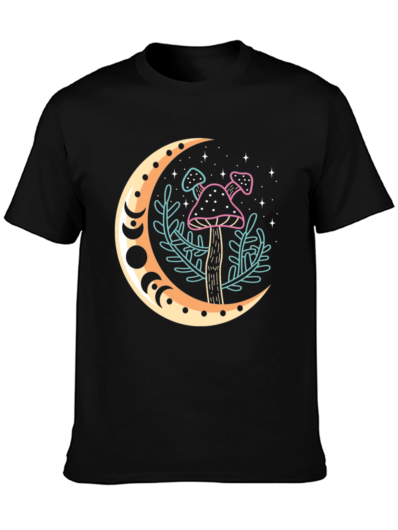 Moon Mushroom Graphic Tee