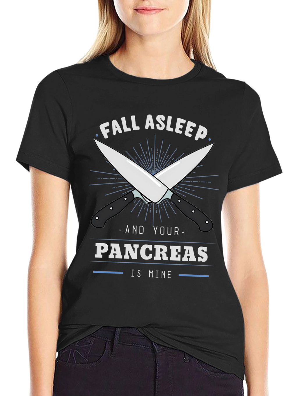 Fall Asleep and Your Pancreas is Mine Graphic T-Shirt