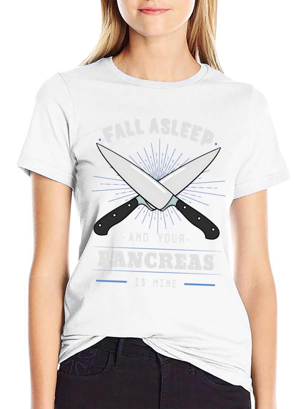 Fall Asleep and Your Pancreas is Mine Graphic T-Shirt