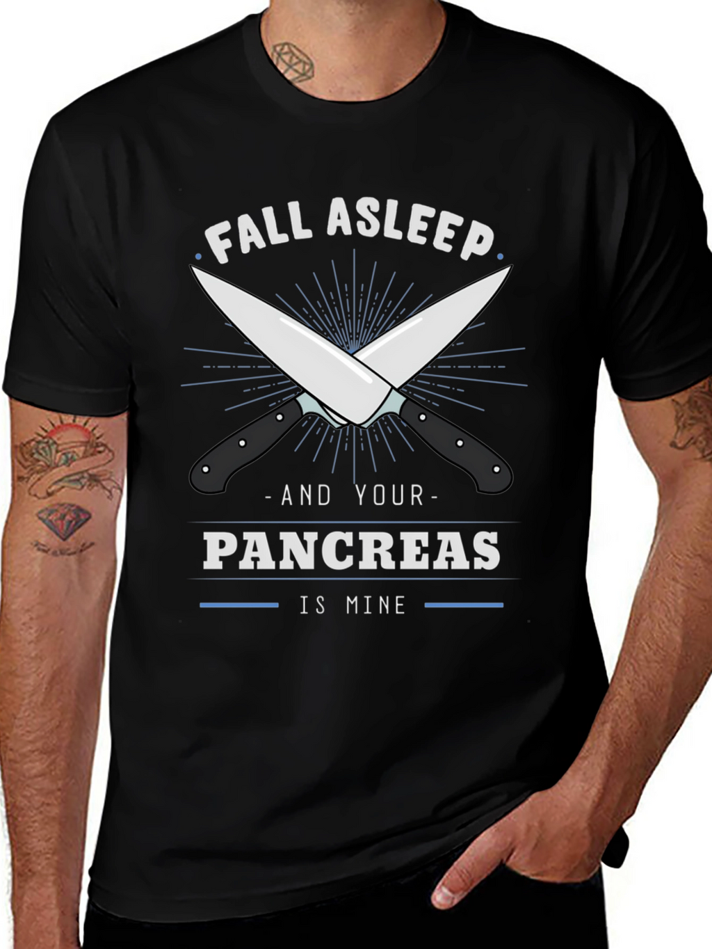 Fall Asleep and Your Pancreas is Mine Graphic T-Shirt