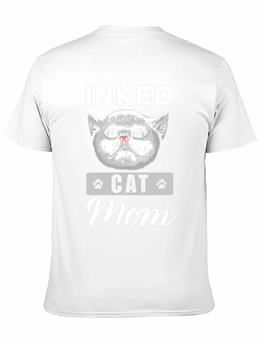 Inked Cat Mom T-Shirt - Cute Graphic Tee