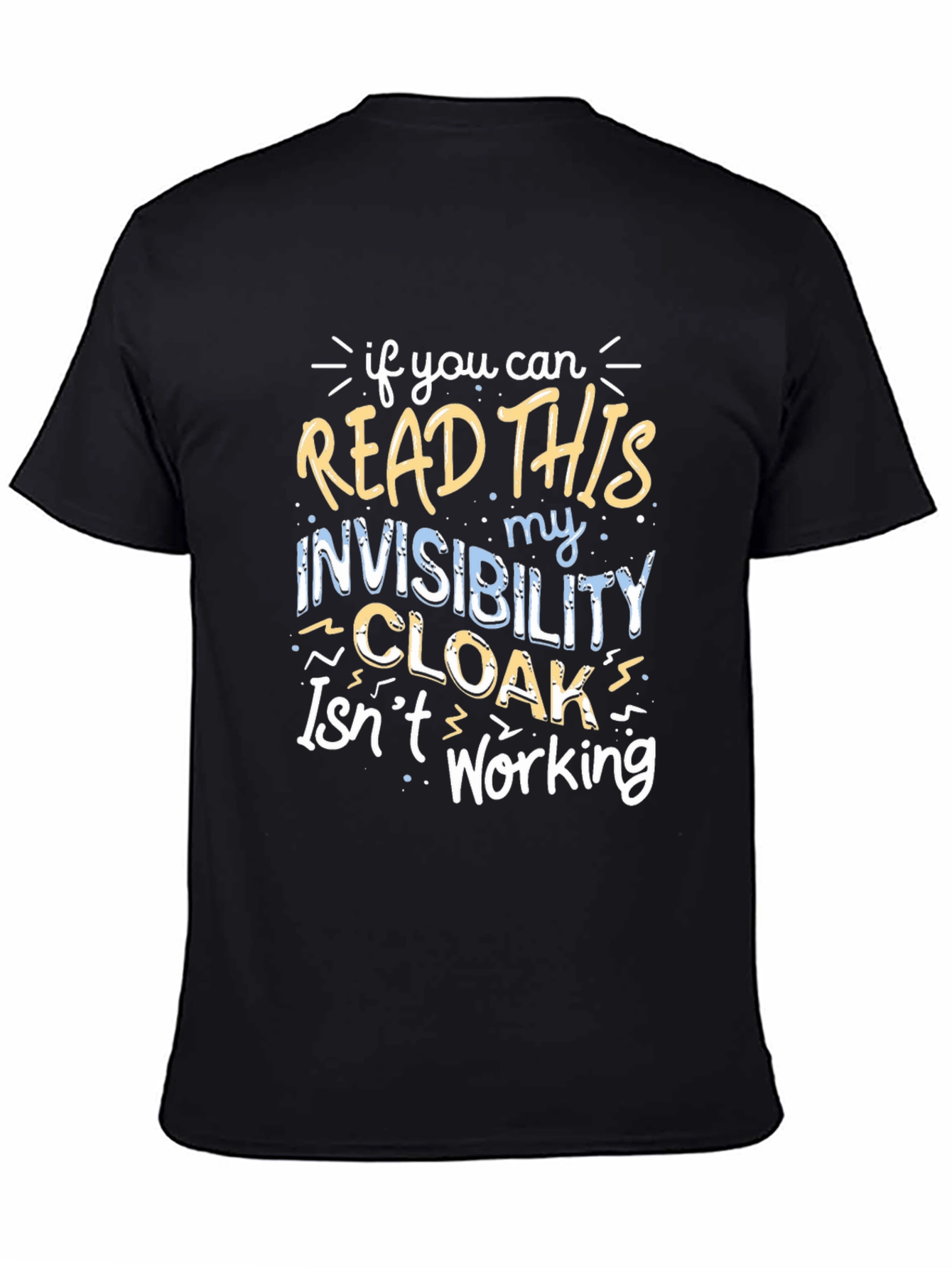 Invisibility Cloak T-Shirt - Funny Novelty Tee