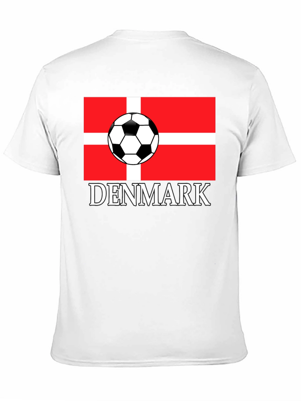 Denmark Soccer Flag T-Shirt