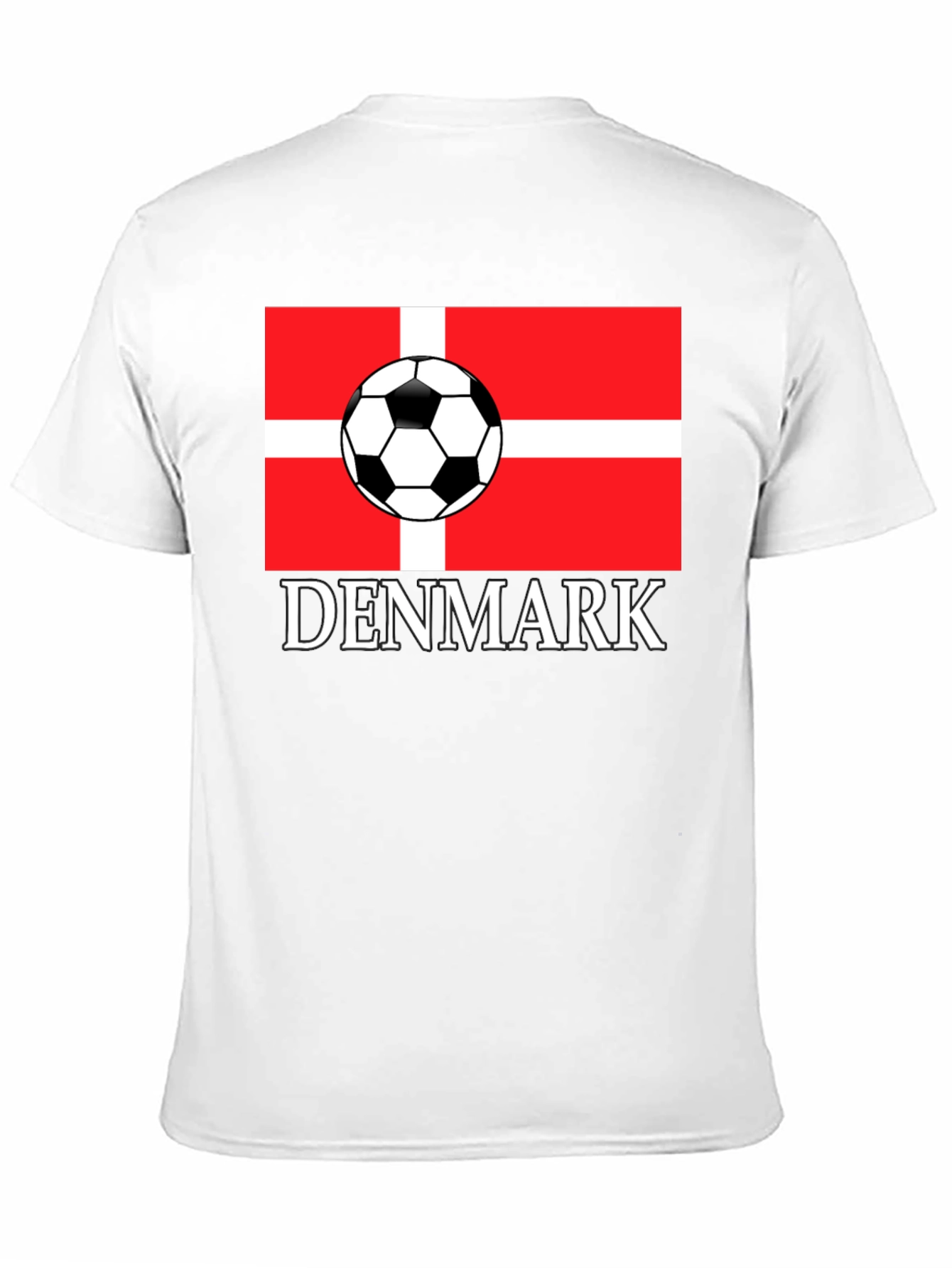 Denmark Soccer Flag T-Shirt