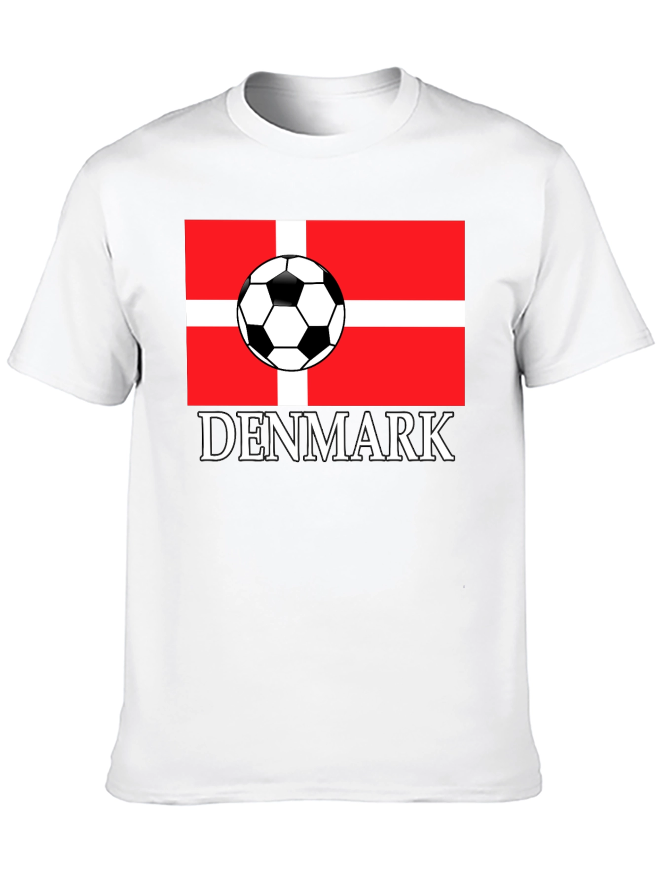 Denmark Soccer Flag T-Shirt