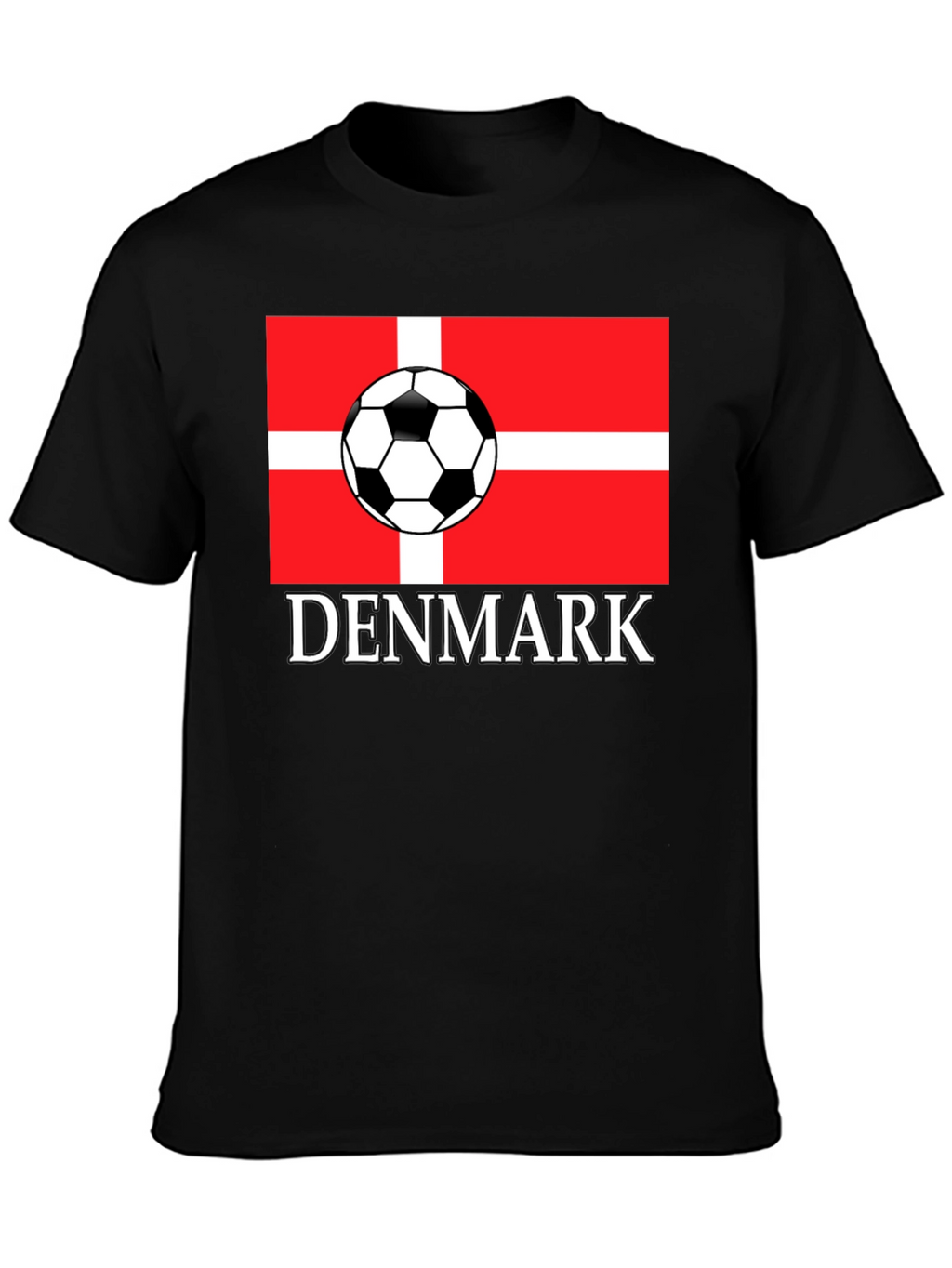 Denmark Soccer Flag T-Shirt
