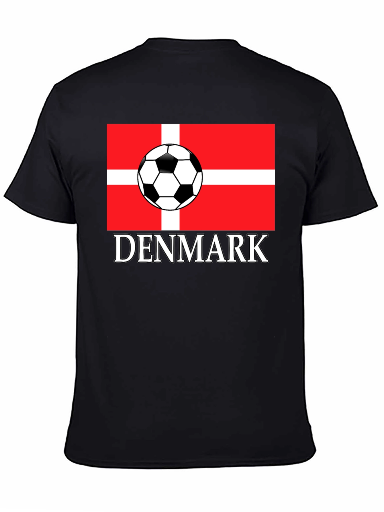 Denmark Soccer Flag T-Shirt