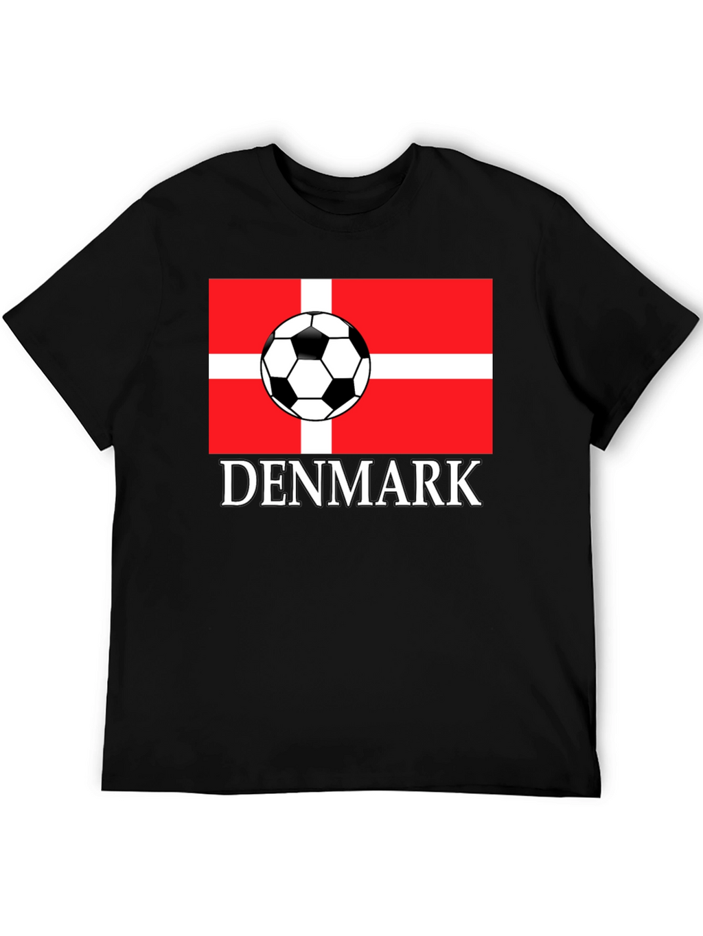 Denmark Soccer Flag T-Shirt