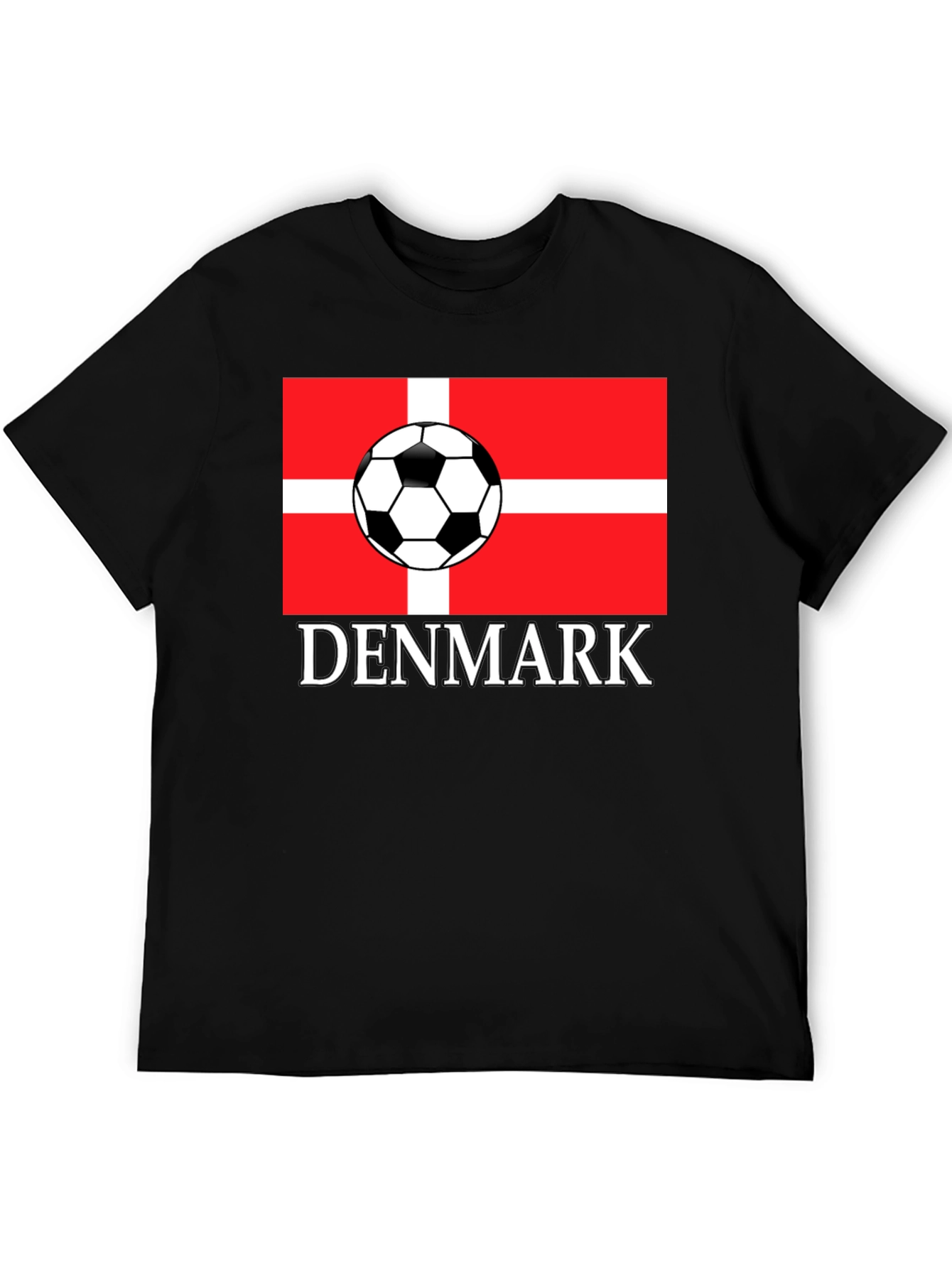 Denmark Soccer Flag T-Shirt