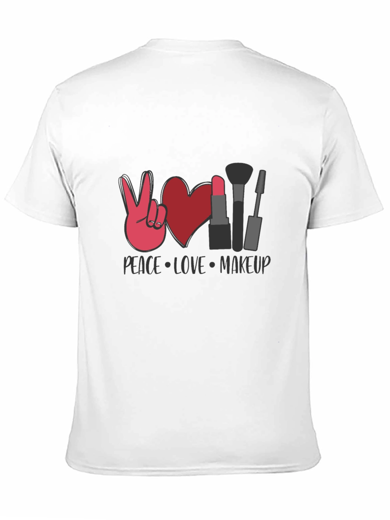 Peace Love Makeup Graphic Tee