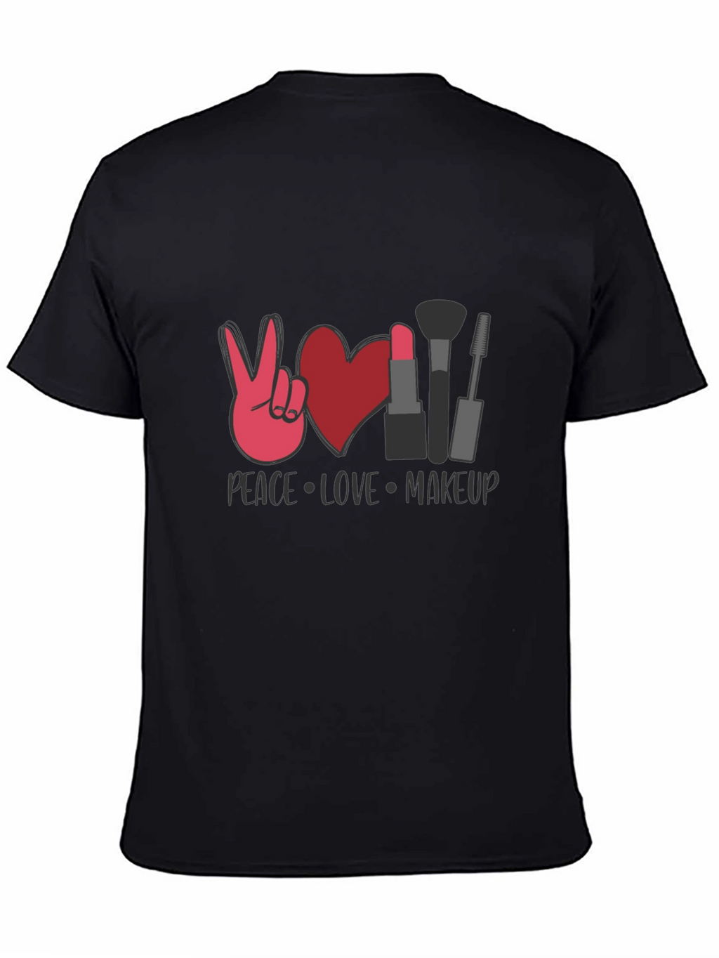 Peace Love Makeup Graphic Tee