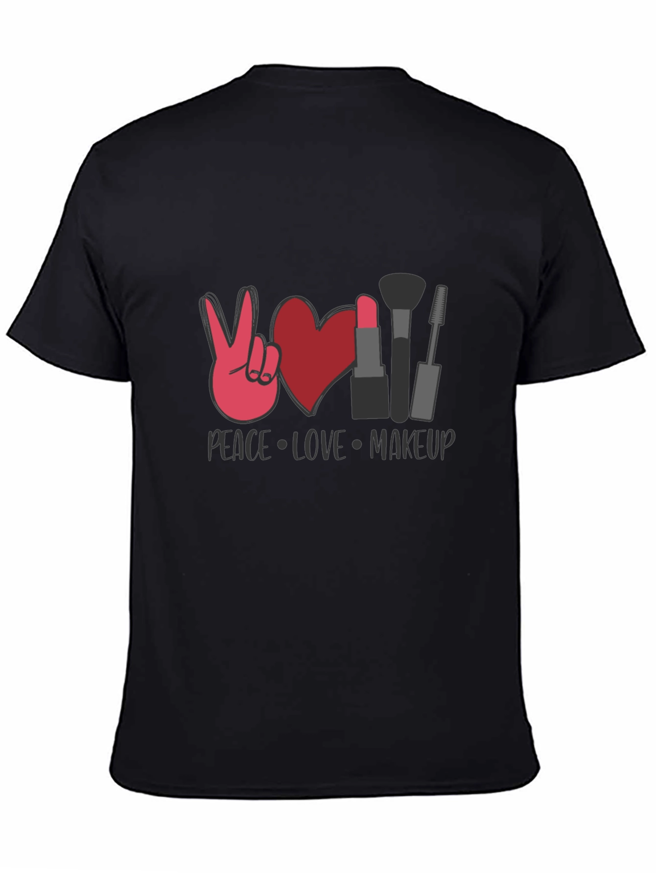 Peace Love Makeup Graphic Tee