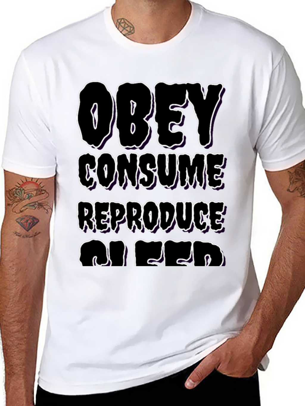 Obey Consume Reproduce Sleep Graphic Tee
