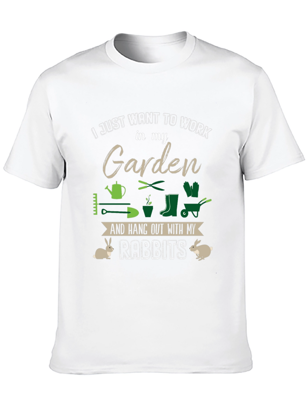 Gardening & Rabbit Lover T-Shirt