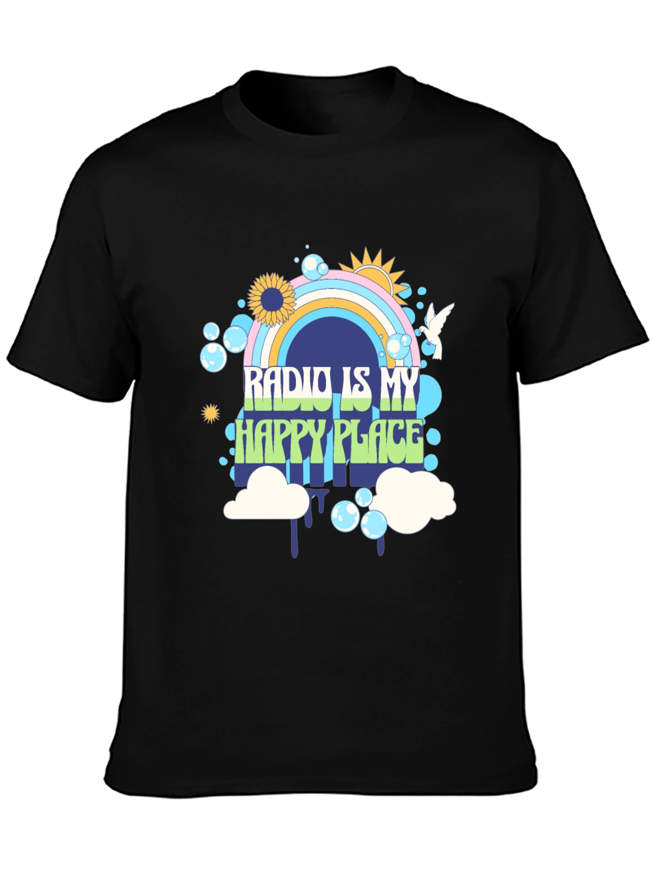 Radio Is My Happy Place Graphic Tee