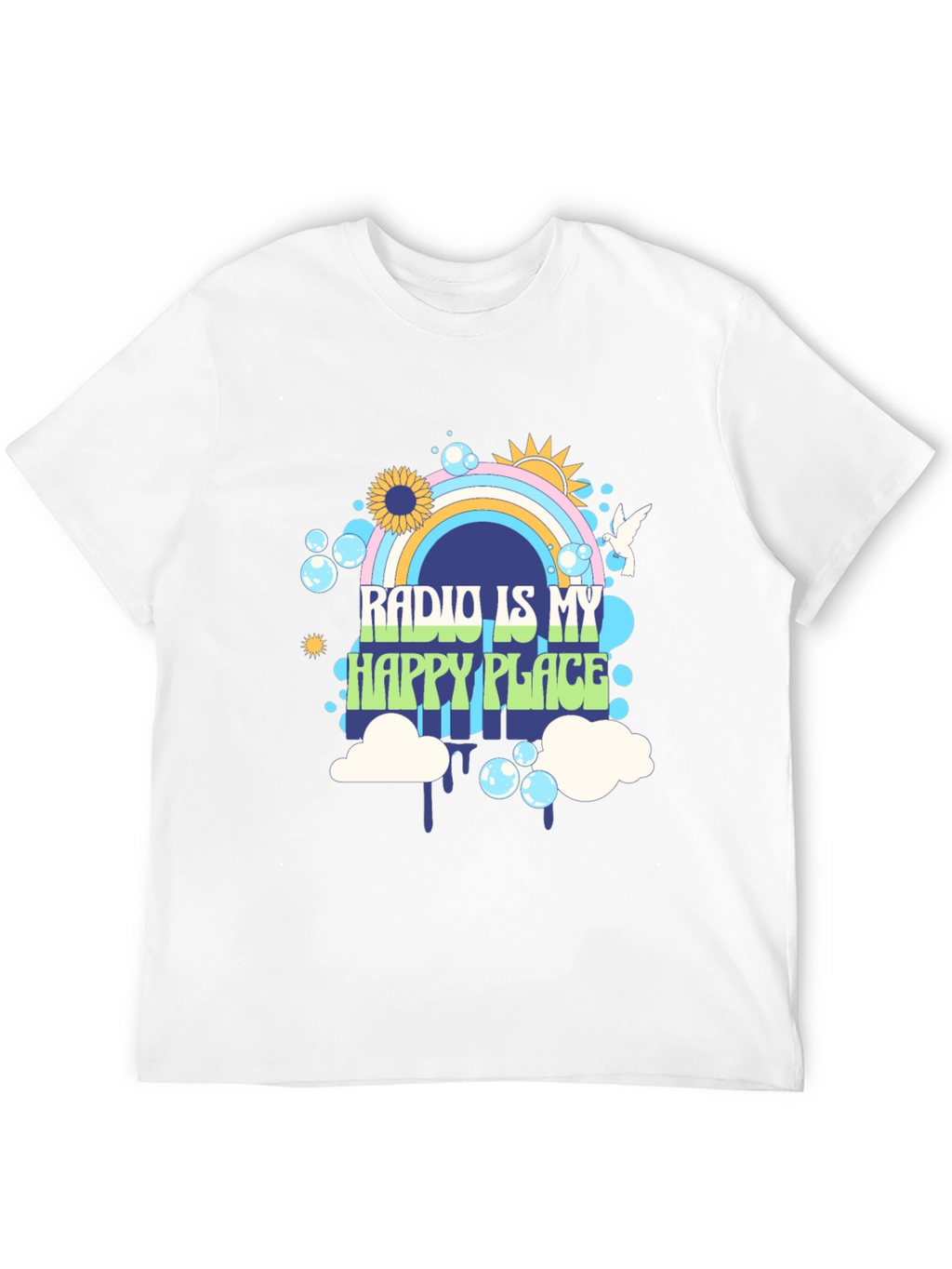 Radio Is My Happy Place Graphic Tee