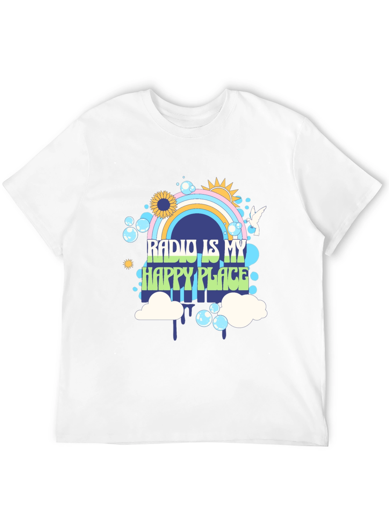 Radio Is My Happy Place Graphic Tee