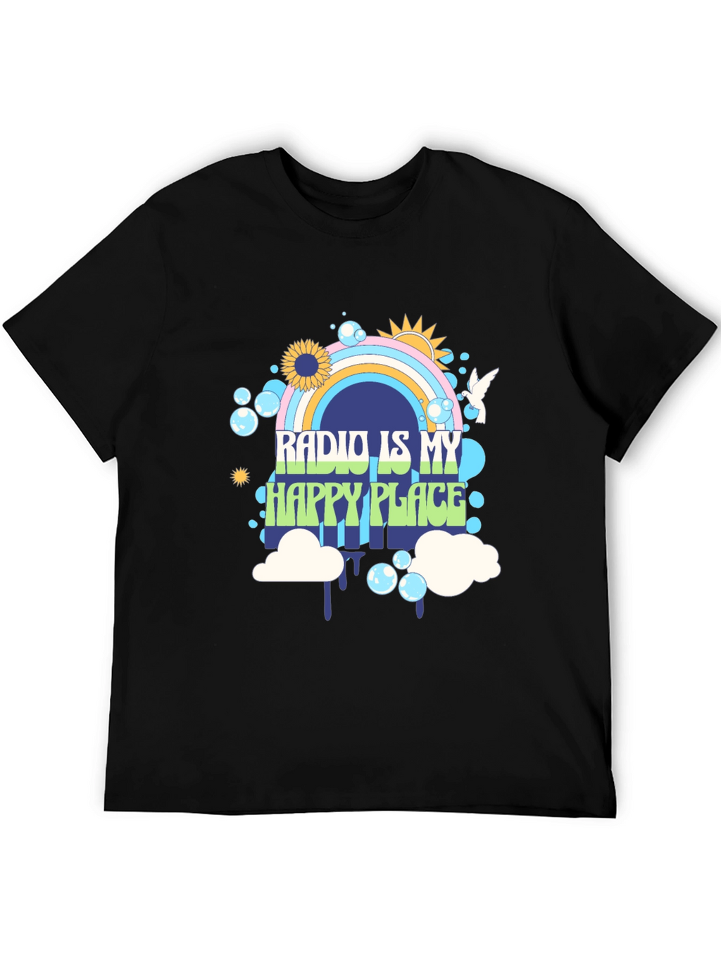 Radio Is My Happy Place Graphic Tee