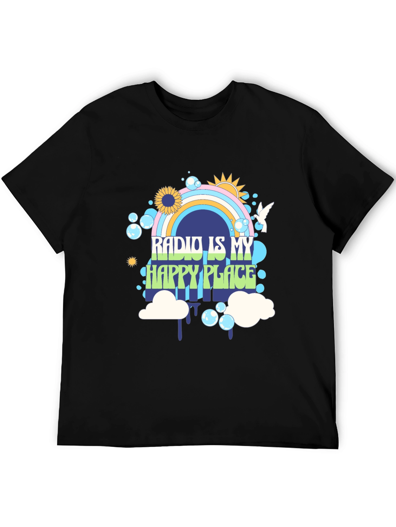 Radio Is My Happy Place Graphic Tee