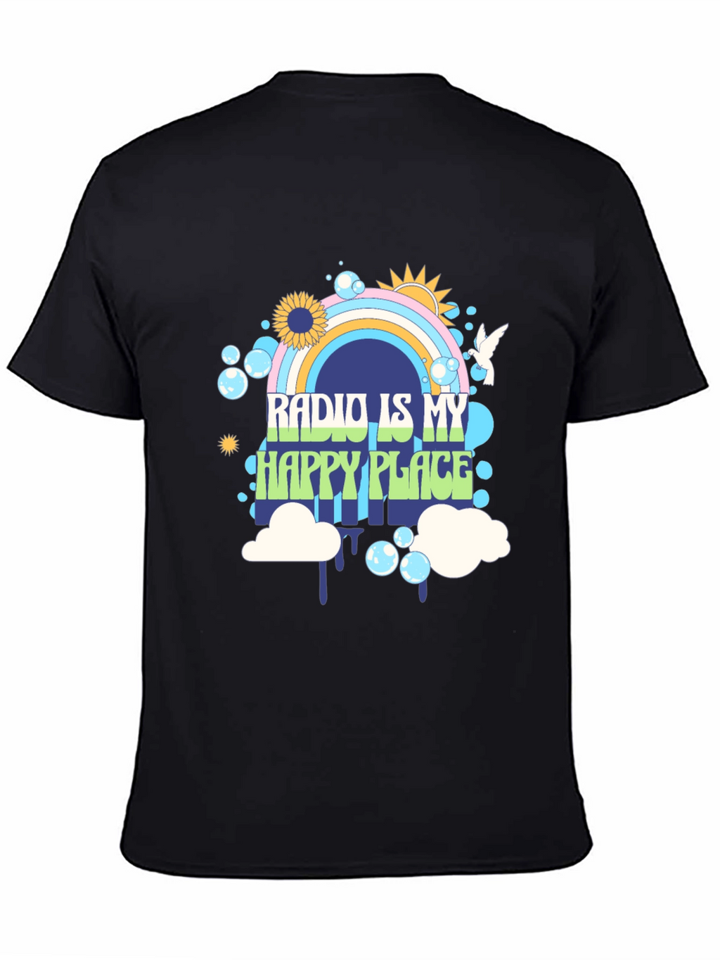 Radio Is My Happy Place Graphic Tee