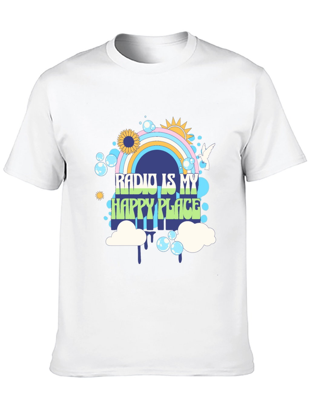 Radio Is My Happy Place Graphic Tee