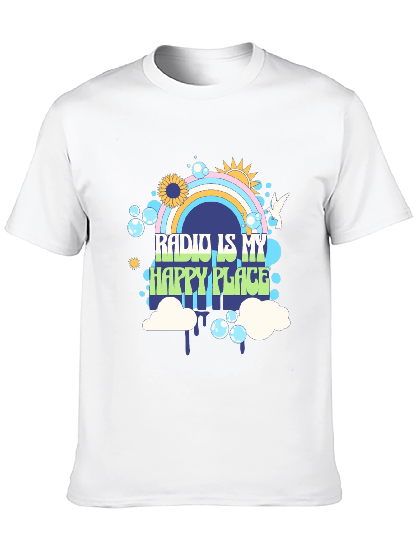 Radio Is My Happy Place Graphic Tee