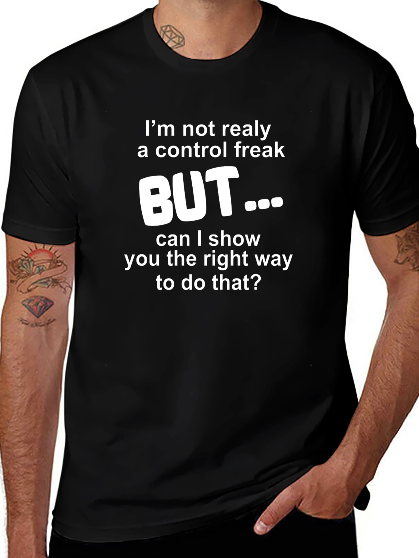 Control Freak T-Shirt - Funny Sarcastic Tee