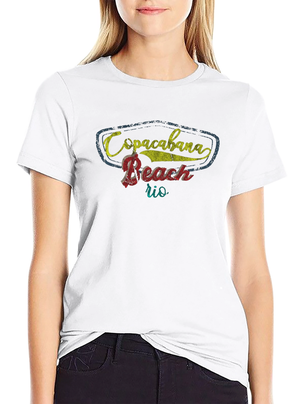 Copacabana Beach Rio Graphic T-Shirt