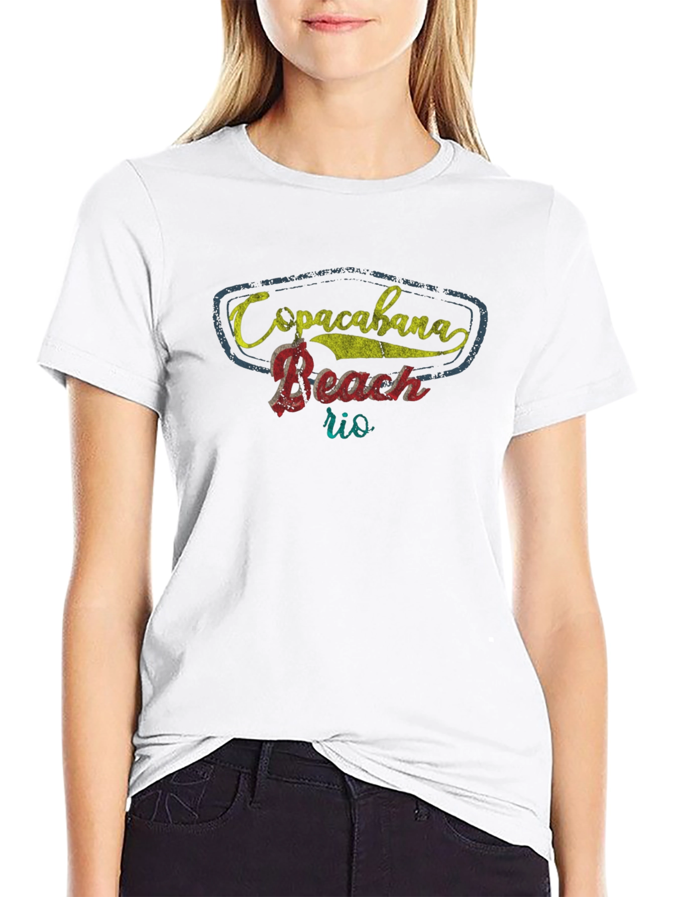 Copacabana Beach Rio Graphic T-Shirt