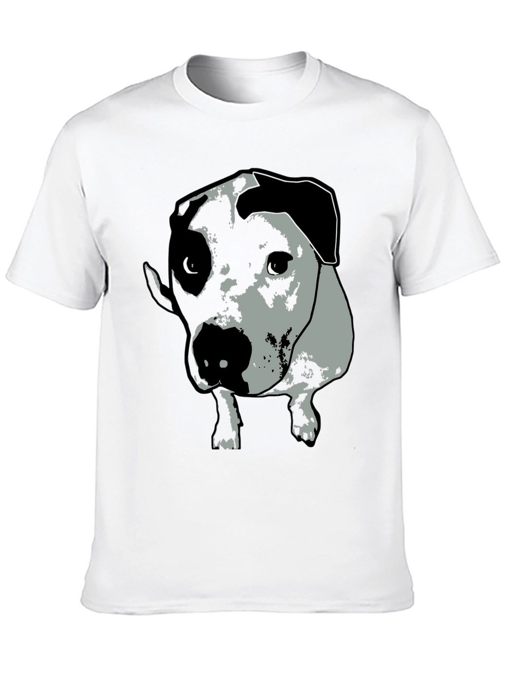 Dog Graphic Tee - Unisex Black T-Shirt