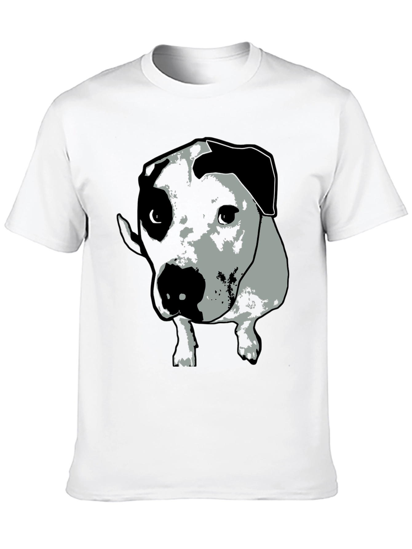 Dog Graphic Tee - Unisex Black T-Shirt