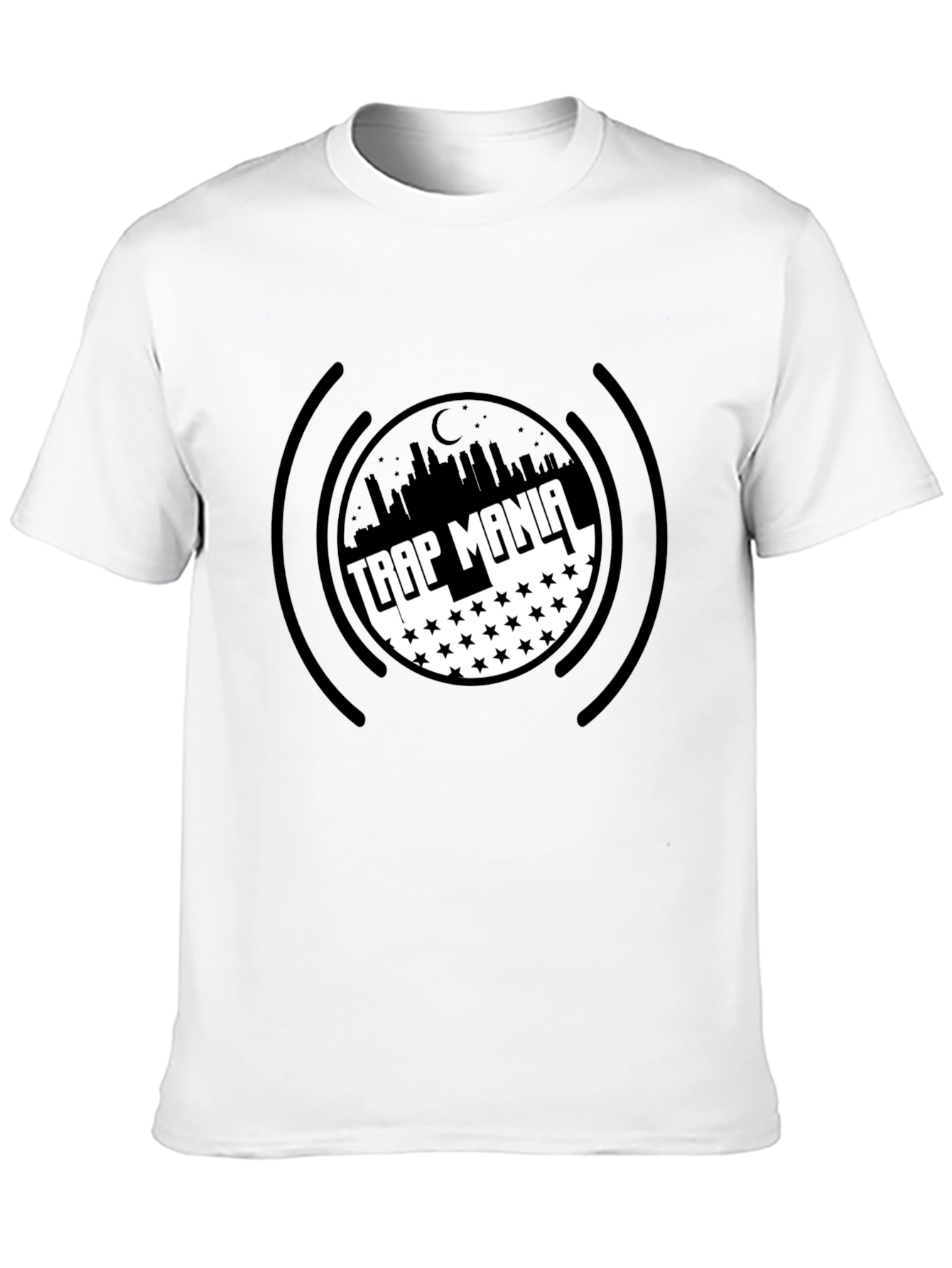 Trap Mania Black Graphic T-Shirt