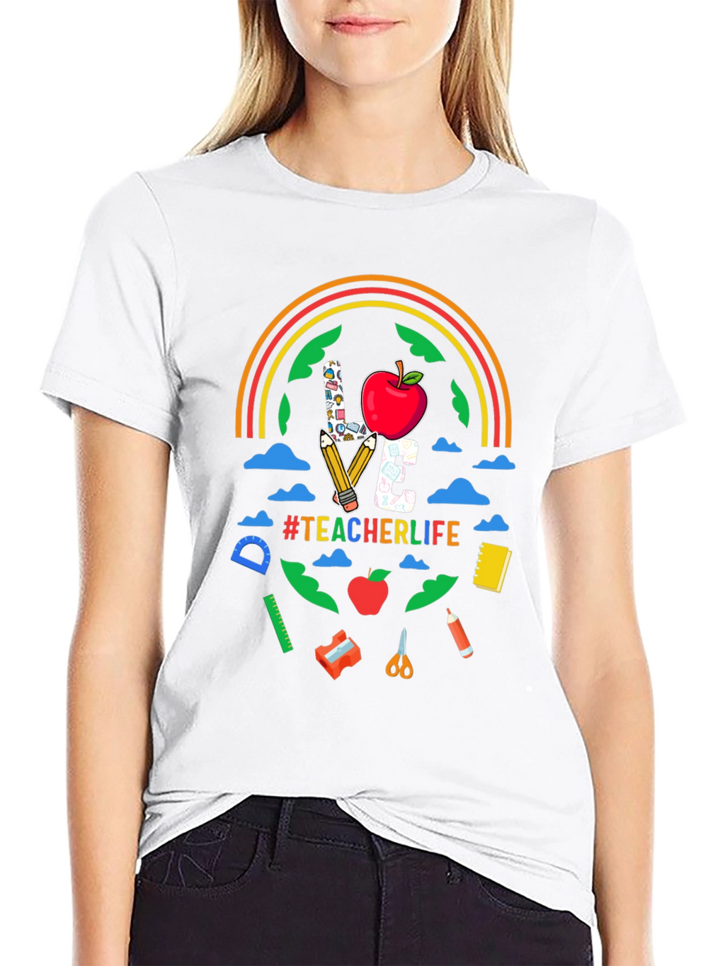 Teacher Life Graphic T-Shirt