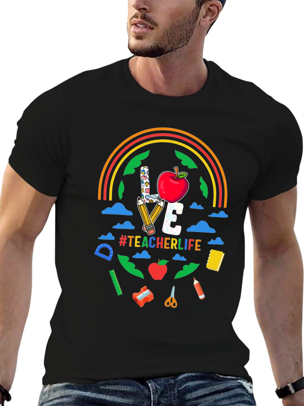 Teacher Life Graphic T-Shirt
