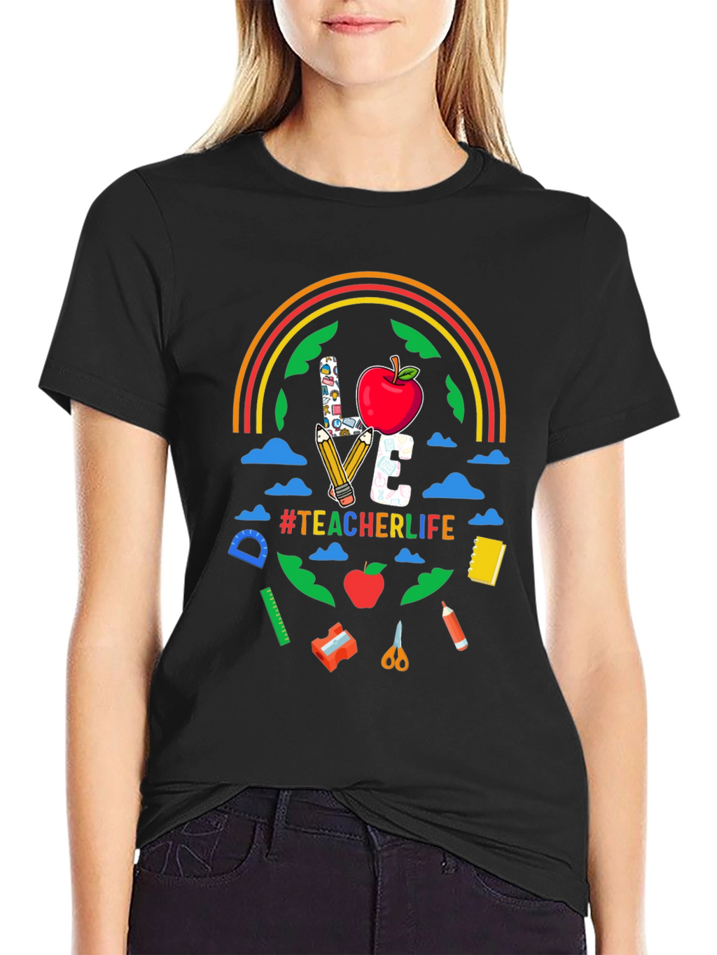 Teacher Life Graphic T-Shirt