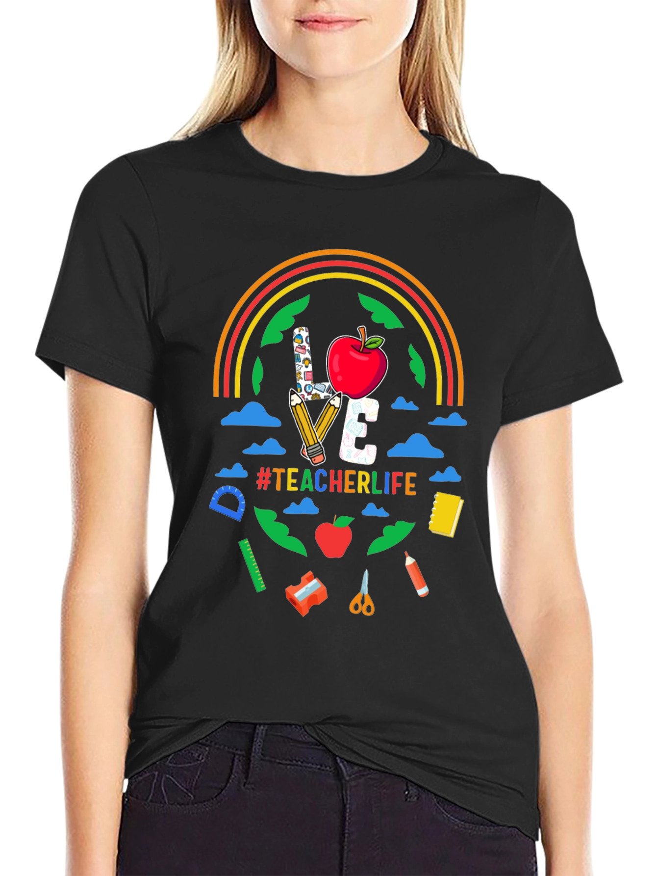 Teacher Life Graphic T-Shirt