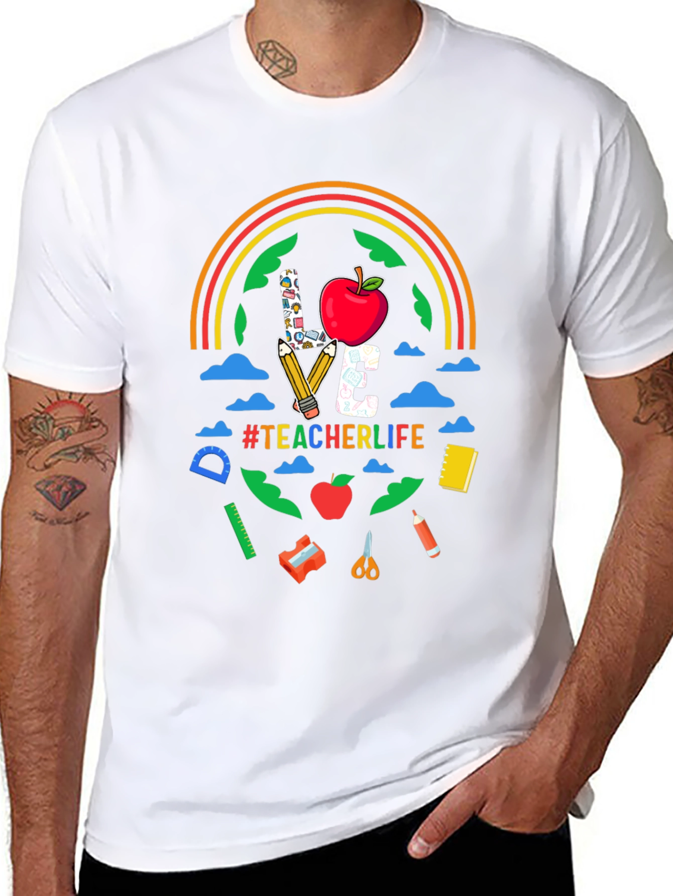 Teacher Life Graphic T-Shirt